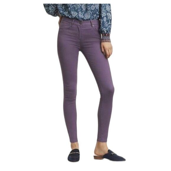 NWT Loft Lilac Legging Jeggings Mid-Rise Stretch Skinny Jeans 2 / 26 - Picture 1 of 13